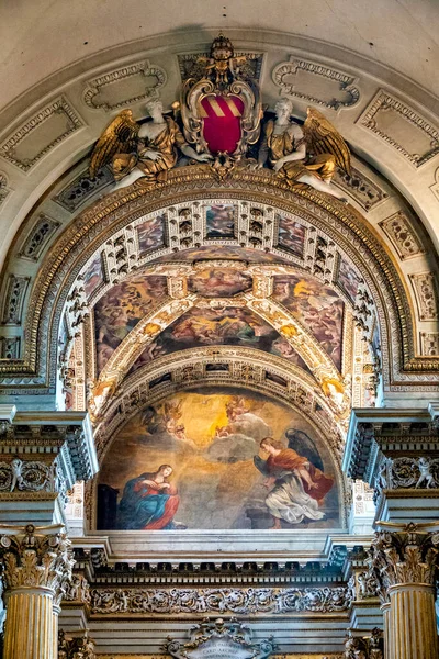 意大利博洛尼亚大教堂的Cappella Maggiore — 图库照片