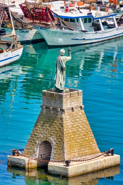 Statue Saint Thomas Porto Ortona Italy — Stock Photo, Image
