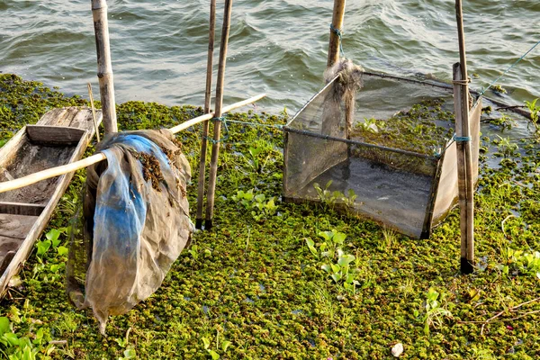 Attrezzature Pesca Kwan Phayao Phayao Thailandia — Foto Stock