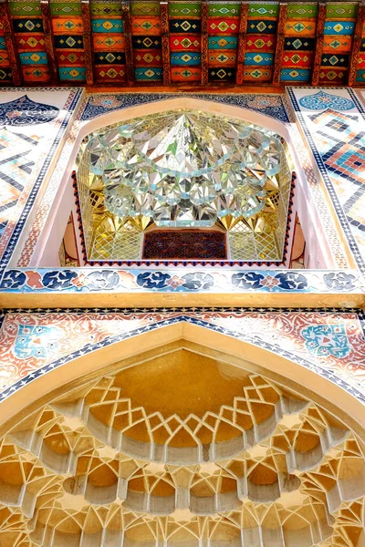 Detail Palace Sheki Khans Sheki Azerbaija — Fotografia de Stock