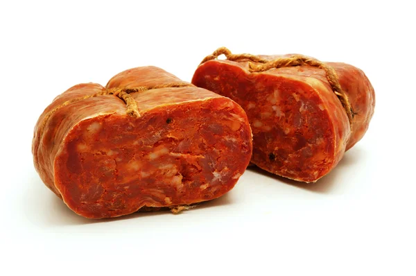 Soppressata di Calabria — Stok fotoğraf