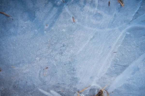 Льодову структуру. Абстрактна ілюстрація в синіх тонах. Тло, текстура замороженої води. Морозний малюнок на вікні — стокове фото