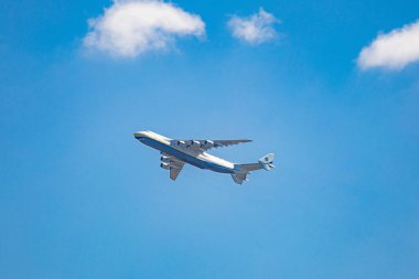 Antonov - 225, Ukrayna 'nın Bağımsızlık Günü' nün provası, Kyiv, Ukrayna, 12-08-2021