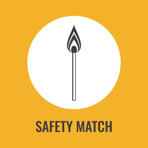 Vector illustration, match in different states, new, lit and burnt out, together with a box of matches. Design template, for icons, banners. — Stock Illustration Vector Illustration Match Different States New Lit Burnt Out Together Royalty Free Stock Illustrations