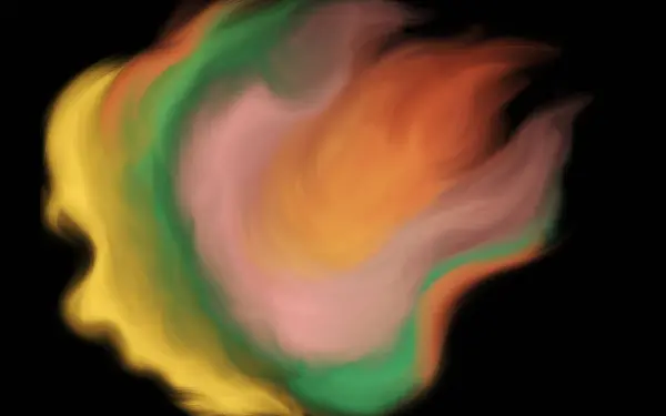 Abstract Multicolored Background Wave Art Smoky Banner Web Social Network —  Fotos de Stock