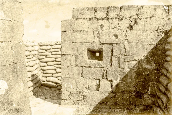 Bunkerpillbox großer 1. Weltkrieg Flandern Belgien — Stockfoto