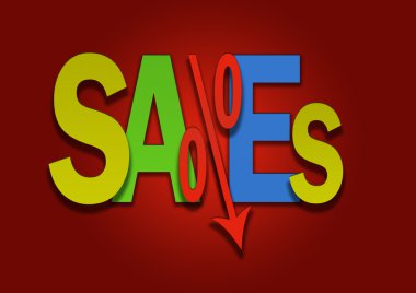 Renkli satış aşağı gider daha düşük fiyat pazarlık