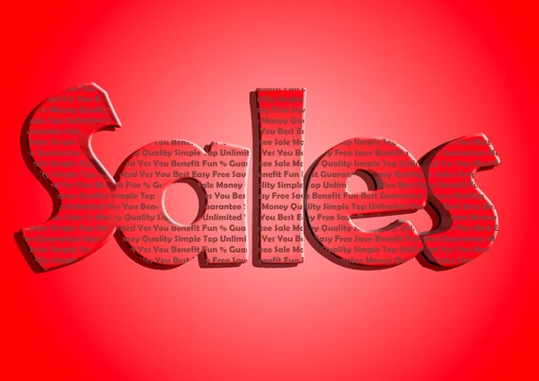 Sales typography new bright colours marketing — Stock Photo, Image