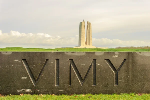 Kanadský národní Vimy Ridge památník ve Francii — Stock fotografie