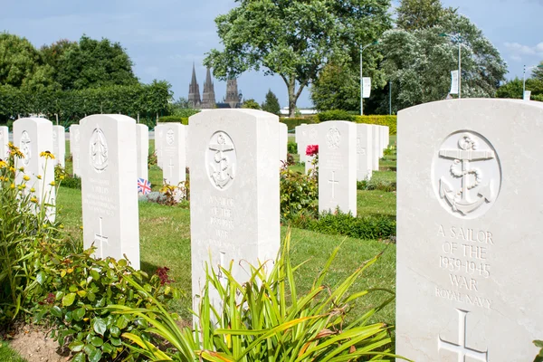 Βρετανική τάφο του ένα Αφανούς Ναύτη από τον δεύτερο παγκόσμιο πόλεμο — Φωτογραφία Αρχείου