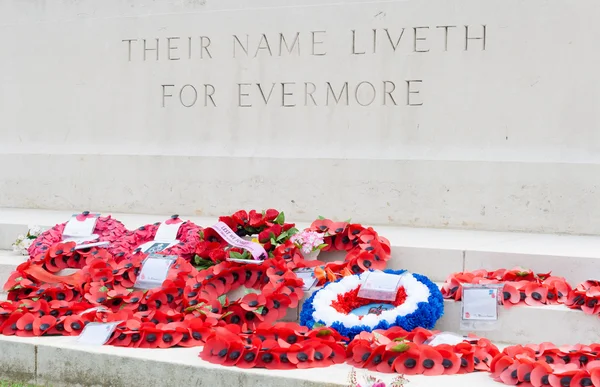 Memorial para soldados caídos na Segunda Guerra Mundial Imagens Royalty-Free