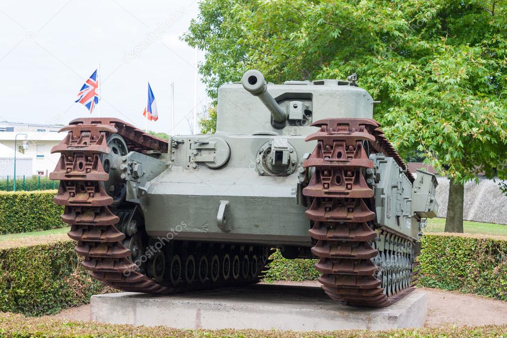 Tank from the Second World War in Normandy
