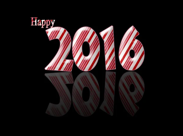 Happy new year 2016 resolutions candy — Stock Photo, Image