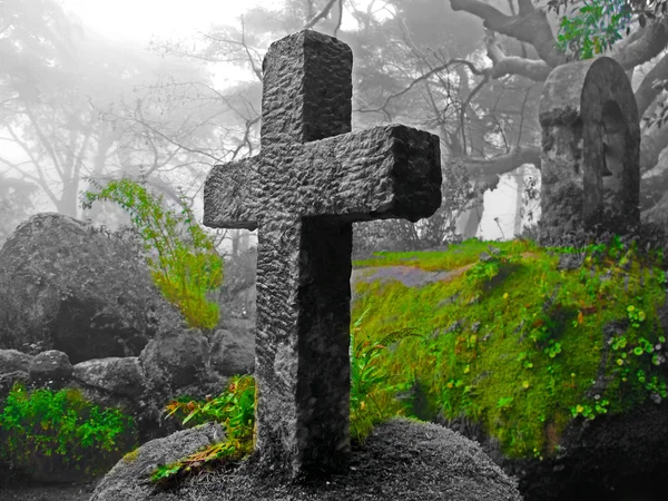 Stone cross stone cross stone cross — Stock Photo, Image