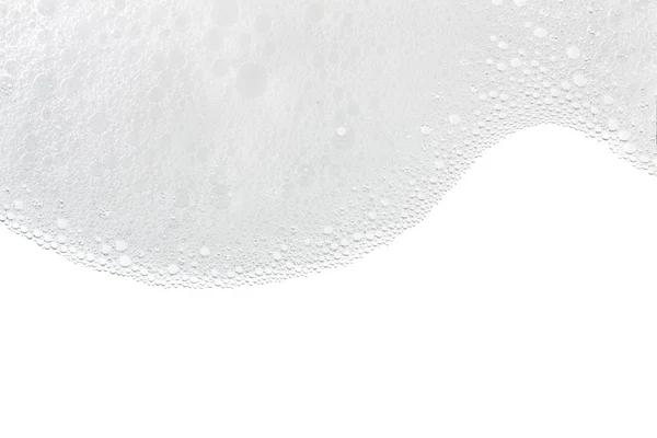 Foam bubbles abstract white background. — Stock Photo, Image