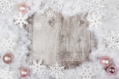 Noel arka plan çerçevesi