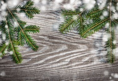 Noel arka plan eski ahşap panoları