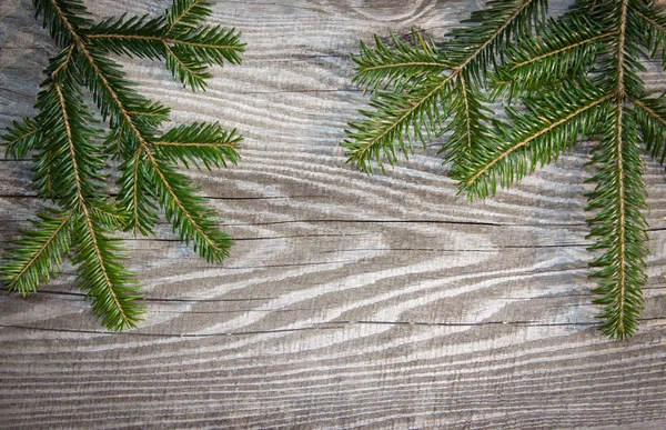 Christmas background old wooden boards — Stock Photo, Image