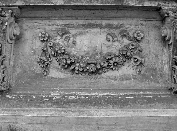 Stucco Decoration Old Balcony — Stock Photo, Image