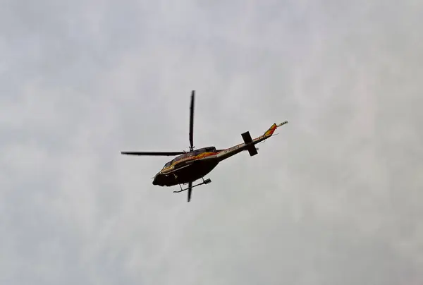 Schwedt Distrito Brandenburg Uckermark Alemania Agosto 2011 Helicóptero Médico Emergencia — Foto de Stock