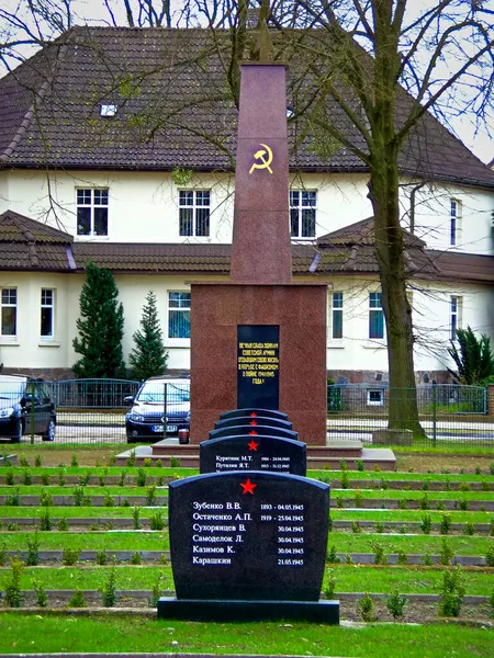 Templin District Brandebourg Uckermark Allemagne Juillet 2020 Cimetière Militaire Russe — Photo