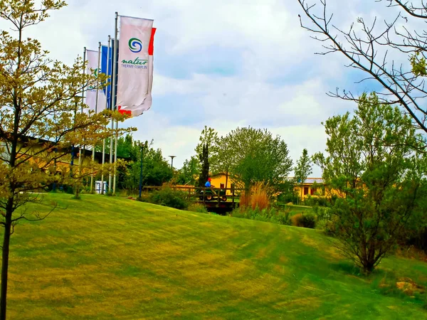 Templin Kreis Brandenburg Uckermark Mai 2012 Die Natur Therme Der — Stockfoto