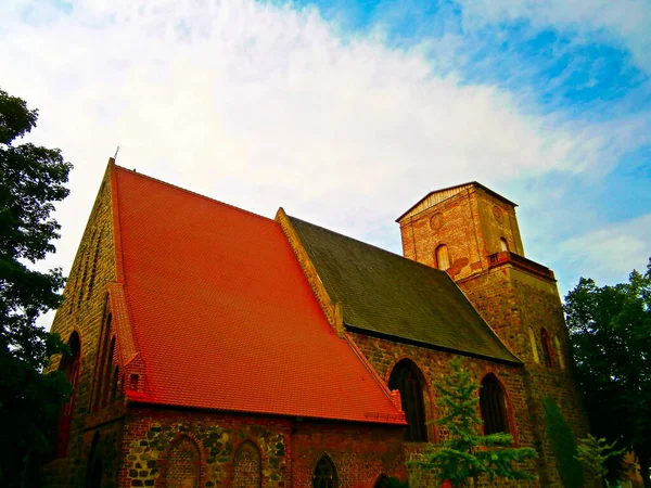 Igreja Evangélica Sankt Jacobi Século Xiii — Fotografia de Stock
