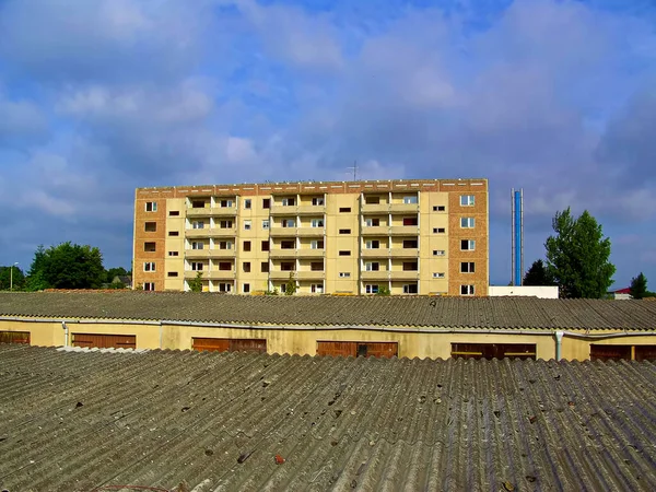 Former Residential Complex Haleben Uckermark — Stock Photo, Image