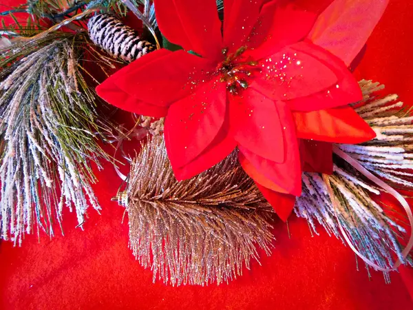 Dekoration Zur Weihnachtszeit Der Wohnung — Stockfoto