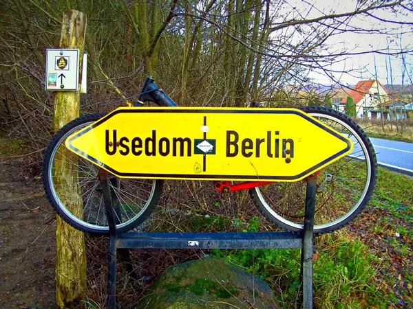 Usedom Cyklostezka Berlína Naopak — Stock fotografie