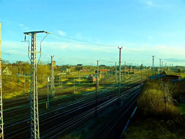 Angermnde Marshalling Yard — Stock fotografie