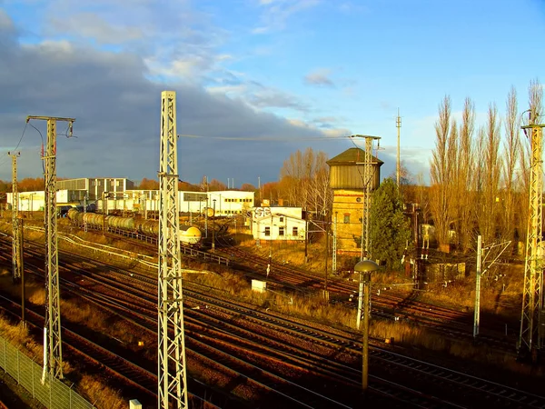 Angermnde Marshalling Yard — Stock fotografie