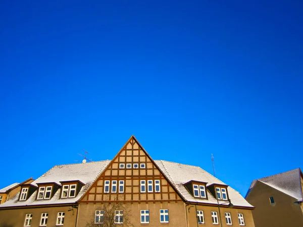 Edifici Centro Storico Inverno — Foto Stock