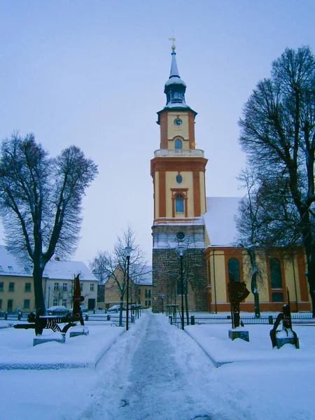 Saint Mary Magdalena Kyrkan Vintern — Stockfoto