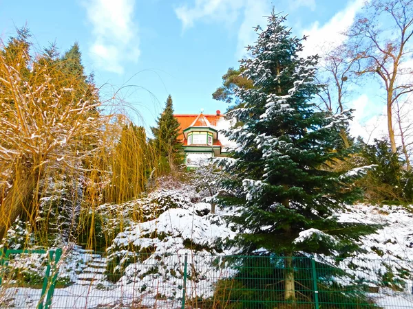 Dreamy Winter Landscape Templin — Stock Photo, Image