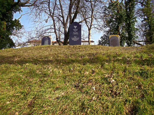 Templin Landkreis Uckermark Februar 2021 Der Jüdische Friedhof Auf Dem lizenzfreie Stockbilder