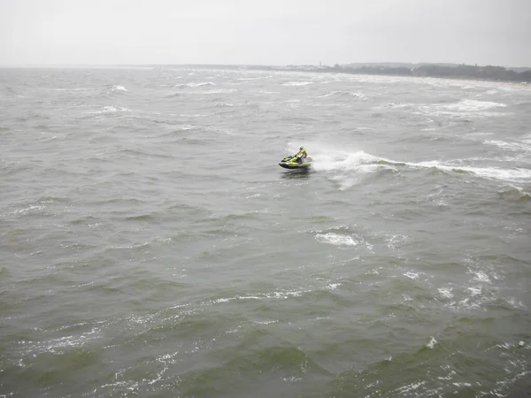 Jetski Vor Der Küste Usedoms — Stockfoto