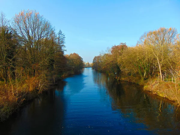 Havel Στο Oranienburg Στο Κέντρο Της Πόλης — Φωτογραφία Αρχείου