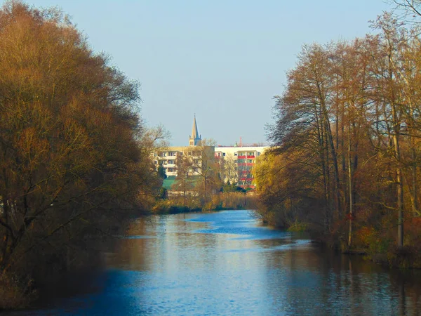 Havel Oranienburg Centro Ciudad — Foto de Stock