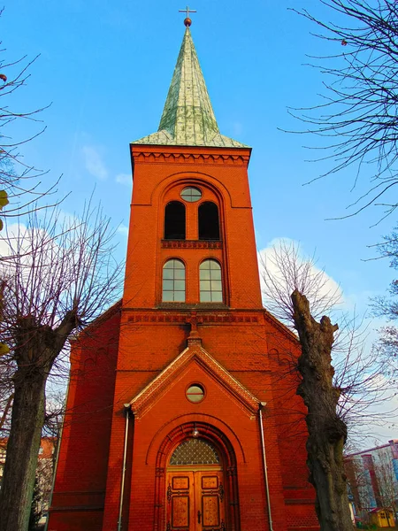 Katolikus Plébániatemplom Herz Jesu Román Stílusban — Stock Fotó