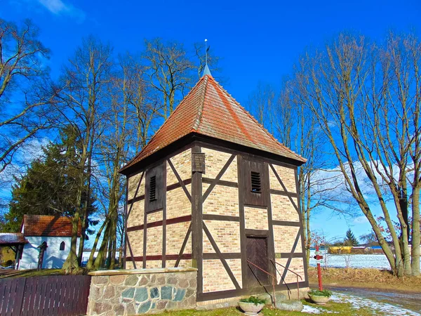 Campanile Della Parrocchia Protestante Beutel Dal 1788 — Foto Stock