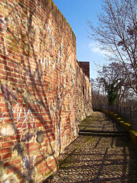 Muro Histórico Ciudad Del Siglo Xiii — Foto de Stock