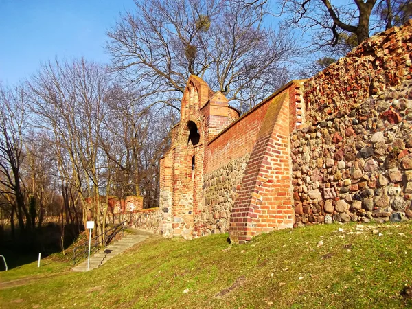 Mur Historique Xiiie Siècle — Photo