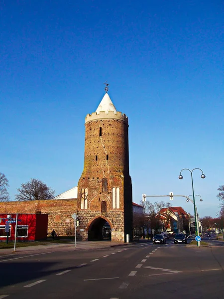 Historiska Szczecin Gate Från Talet — Stockfoto