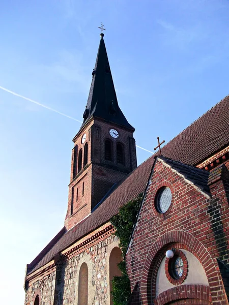 Igreja Evangélica Aldeia — Fotografia de Stock