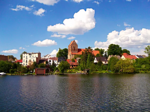 Centro Storico Lychen Stadtsee — Foto Stock