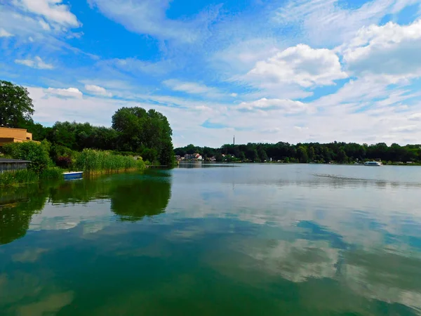 Dovolená Lychener Stadtsee — Stock fotografie