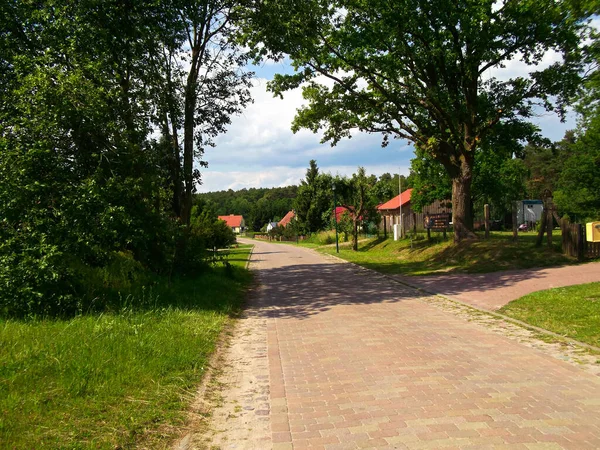 Pequeño Pueblo Uckermark — Foto de Stock