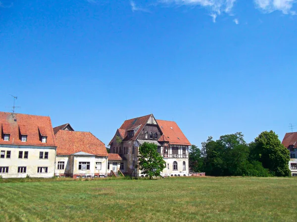 Bekas Rumah Sakit Tbc Uckermark — Stok Foto