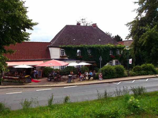 Boitzenburg Brandebourg District Uckermark Allemagne Août 2021 Vacances Dans Vieille — Photo